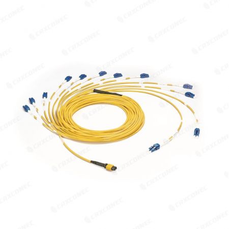 Singlemode MTP MPO To LC Fiber Trunk Cable